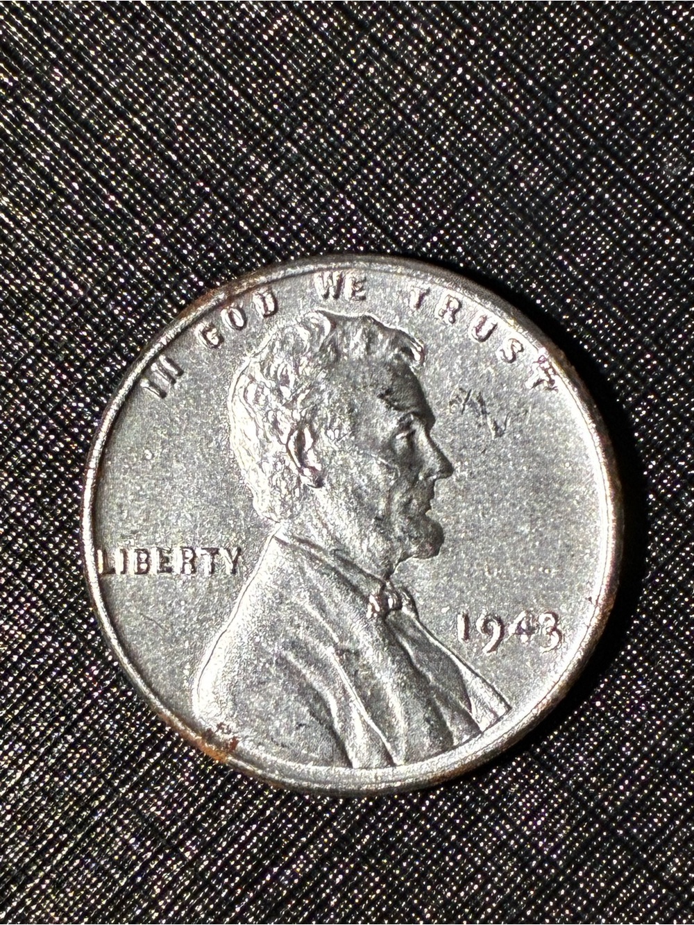 1943 steel wheat penny